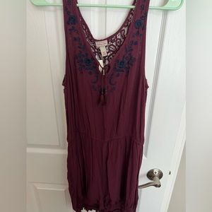 Maroon romper, tags still on!